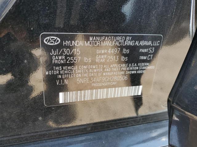 Photo 10 from auction – 2016 HYUNDAI SONATA SPO with VIN 5NPE34AF9GH280506