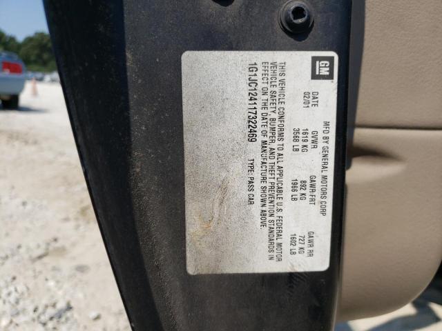 Photo 10 from auction – 2001 CHEVROLET CAVALIER with VIN 1G1JC124117322469