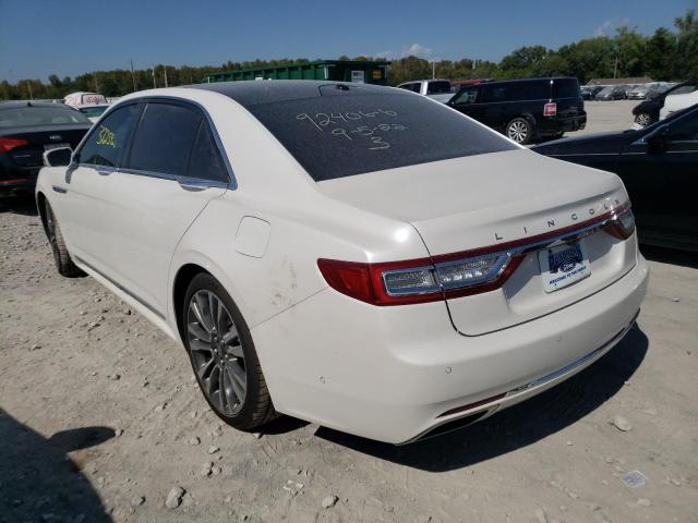 Photo 3 from auction – 2017 LINCOLN CONTINENTA with VIN 1LN6L9NP8H5634212