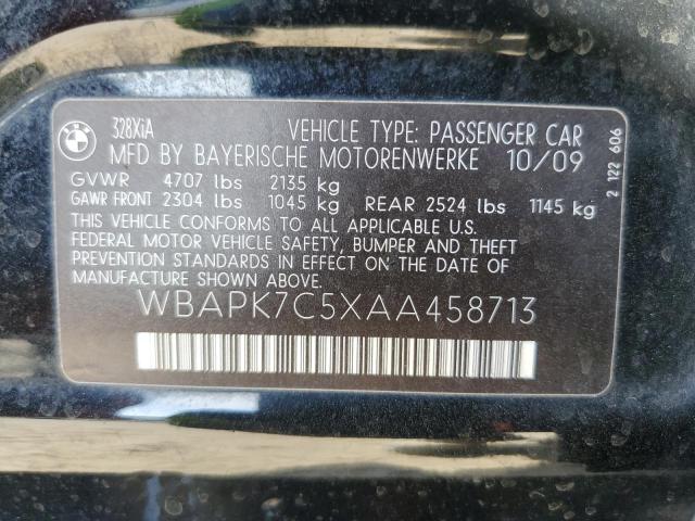 Photo 10 from auction – 2010 BMW 328 XI with VIN WBAPK7C5XAA458713