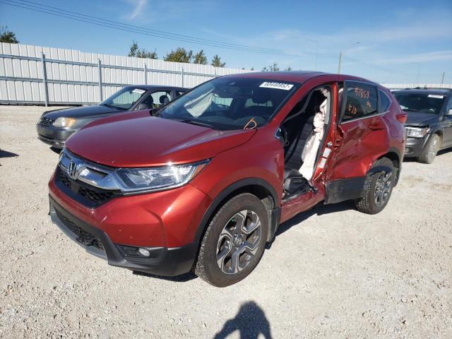 Photo 2 from auction – 2018 HONDA CR-V EXL with VIN 2HKRW2H89JH110352