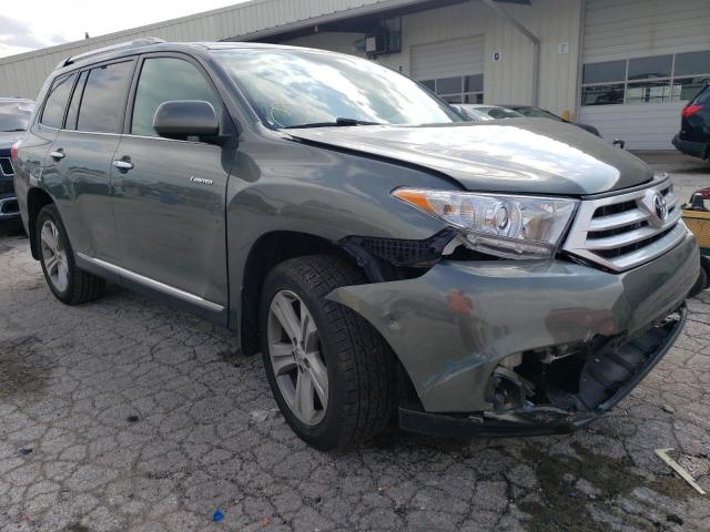 TOYOTA HIGHLANDER 2012 with VIN 5TDDK3EHXCS148976 - Photo from auction