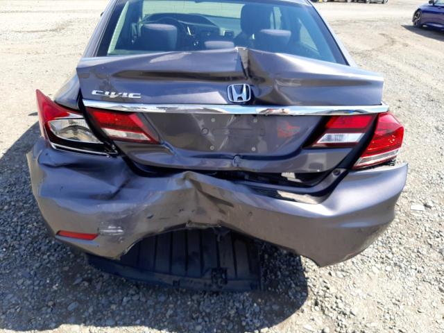 Photo 9 from auction – 2015 HONDA CIVIC LX with VIN 19XFB2F53FE286199