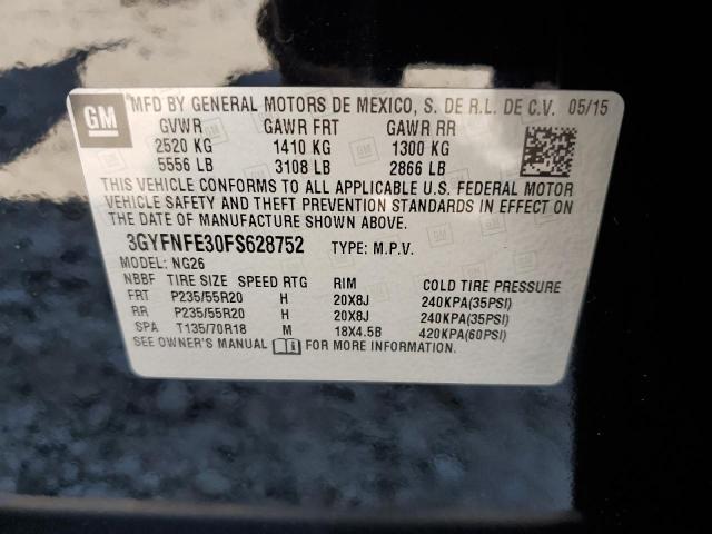 Photo 10 from auction – 2015 CADILLAC SRX PERFOR with VIN 3GYFNFE30FS628752