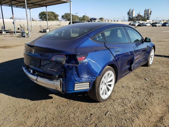 Photo 4 from auction – 2022 TESLA MODEL 3 with VIN 5YJ3E1EB9NF133962