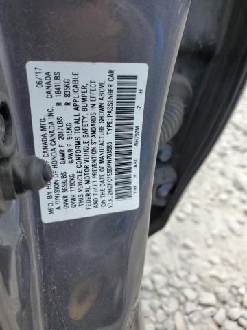 Photo 10 from auction – 2017 HONDA CIVIC SI with VIN 2HGFC1E50HH703585