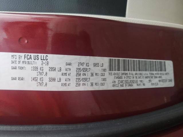 Photo 10 from auction – 2018 CHRYSLER PACIFICA T with VIN 2C4RC1BG5JR262103