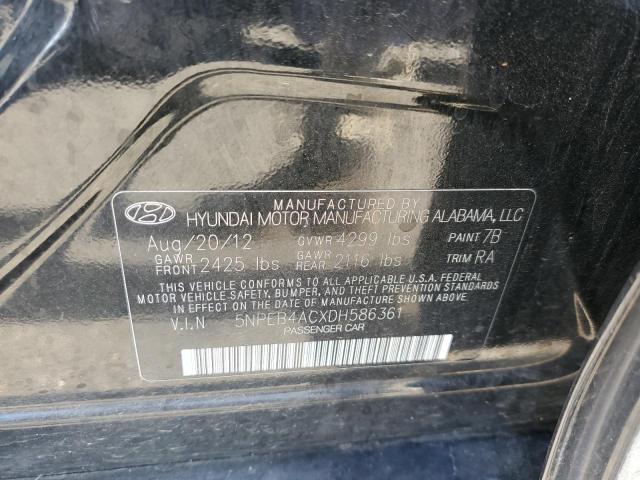 Photo 10 from auction – 2013 HYUNDAI SONATA GLS with VIN 5NPEB4ACXDH586361