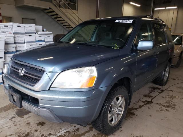 Photo 2 from auction – 2005 HONDA PILOT EXL with VIN 5FNYF18505B035623