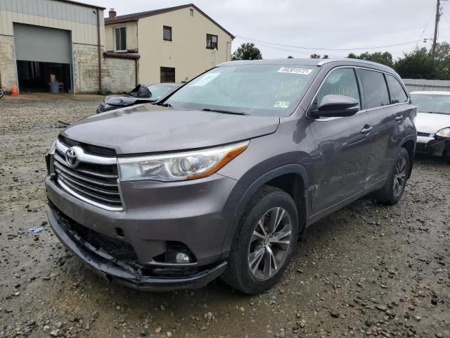 Photo 2 from auction – 2016 TOYOTA HIGHLANDER with VIN 5TDJKRFH3GS274932