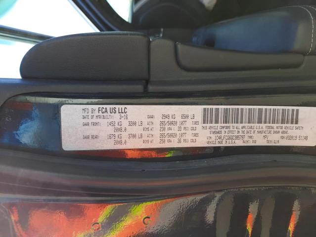 Photo 10 from auction – 2016 JEEP GRAND CHER with VIN 1C4RJFCG6GC385797