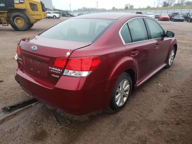 Photo 4 from auction – 2012 SUBARU LEGACY 2.5 with VIN 4S3BMBC6XC3021434