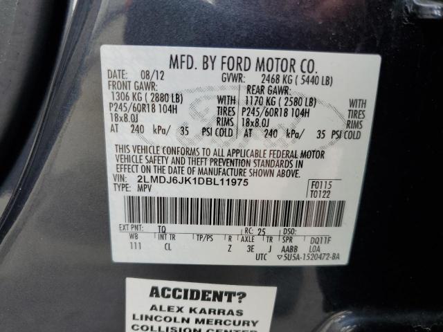 Photo 10 from auction – 2013 LINCOLN MKX with VIN 2LMDJ6JK1DBL11975