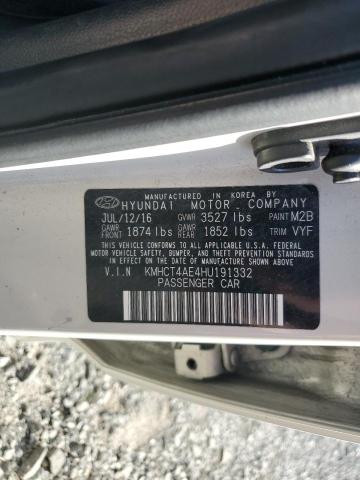 Photo 10 from auction – 2017 HYUNDAI ACCENT SE with VIN KMHCT4AE4HU191332