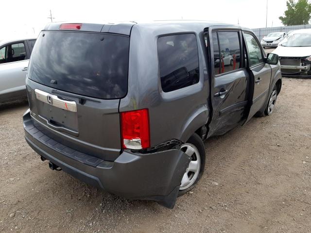 Photo 4 from auction – 2011 HONDA PILOT LX with VIN 5FNYF3H2XBB007664
