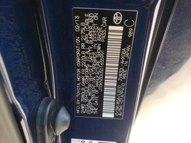 Photo 10 from auction – 2013 TOYOTA PRIUS with VIN JTDKN3DU5D1655991