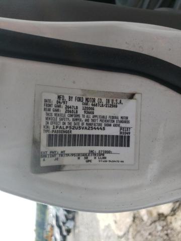 Photo 10 from auction – 1997 FORD TAURUS GL with VIN 1FALP52U5VA254445