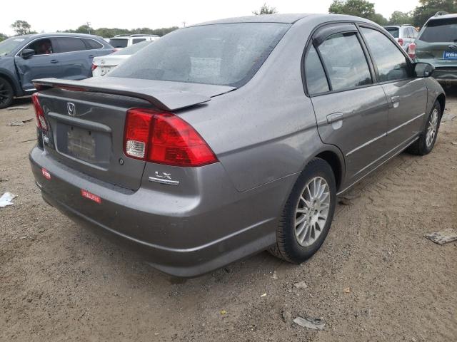 Photo 4 from auction – 2005 HONDA CIVIC LX with VIN 2HGES16545H557345