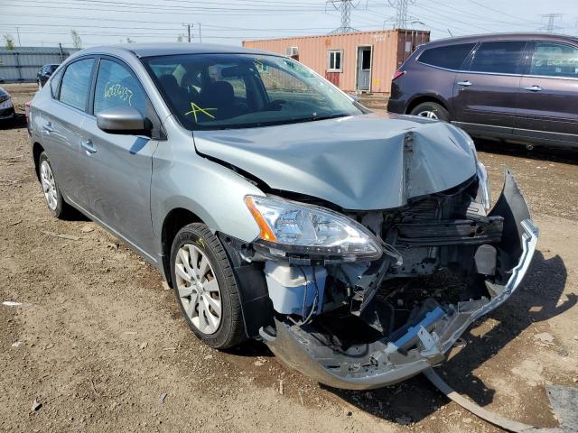 NISSAN SENTRA S 2014 with VIN 3N1AB7AP7EY283810 - Photo from auction