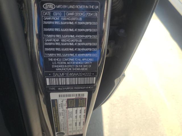 Photo 10 from auction – 2010 LAND ROVER RANGE ROVE with VIN SALMF1E46AA324222