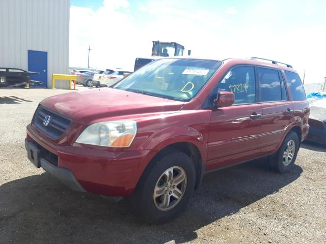 Photo 2 from auction – 2003 HONDA PILOT EXL with VIN 2HKYF18503H586679
