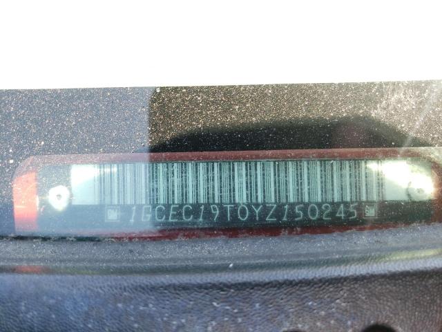 Photo 10 from auction – 2000 CHEVROLET SILVERADO with VIN 1GCEC19T0YZ150245