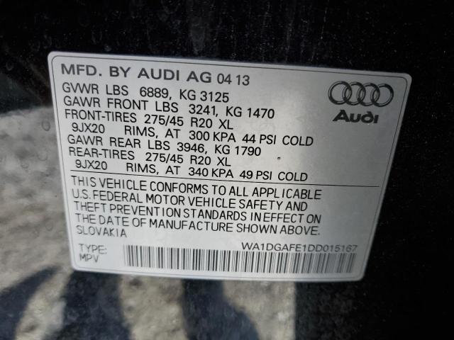 Photo 10 from auction – 2013 AUDI Q7 PRESTIG with VIN WA1DGAFE1DD015167
