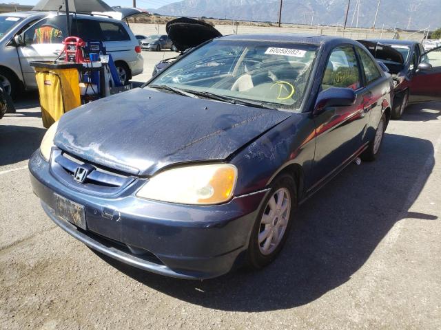 Photo 2 from auction – 2002 HONDA CIVIC EX with VIN 1HGEM229X2L071596