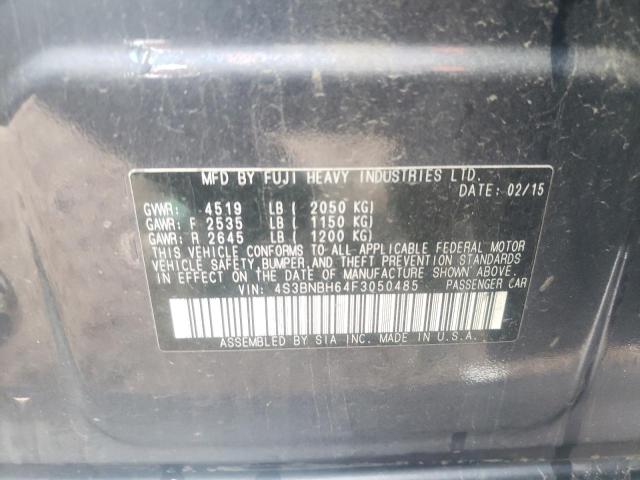 Photo 10 from auction – 2015 SUBARU LEGACY 2.5 with VIN 4S3BNBH64F3050485