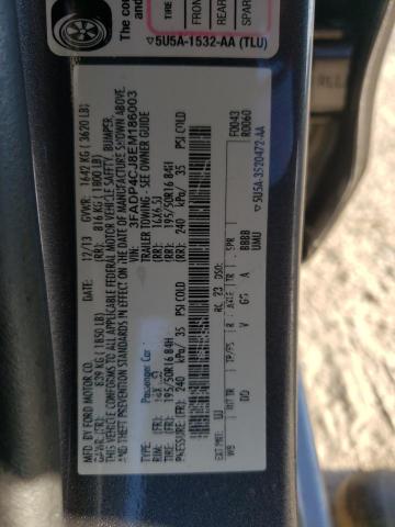 Photo 10 from auction – 2014 FORD FIESTA TIT with VIN 3FADP4CJ8EM186003