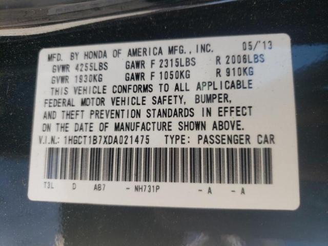 Photo 10 from auction – 2013 HONDA ACCORD EX with VIN 1HGCT1B7XDA021475