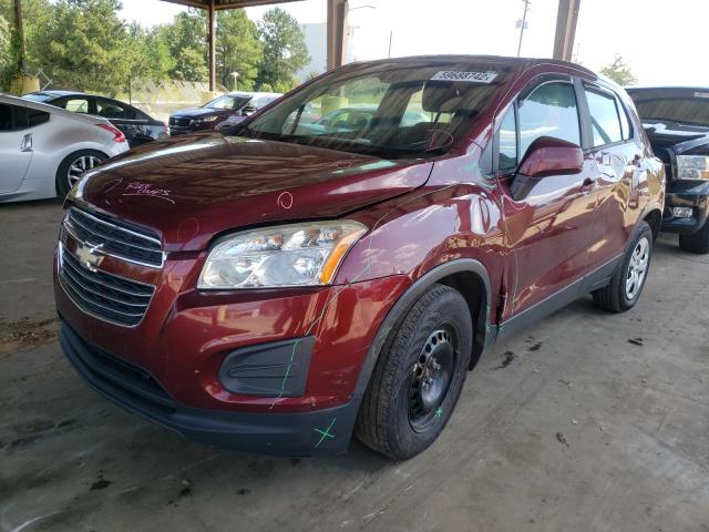 Photo 2 from auction – 2016 CHEVROLET TRAX LS with VIN 3GNCJKSB0GL274775