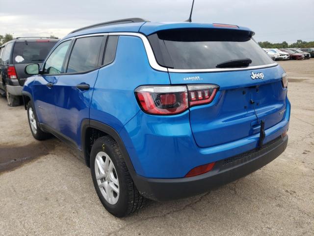 Photo 3 from auction – 2020 JEEP COMPASS SP with VIN 3C4NJCAB6LT126441