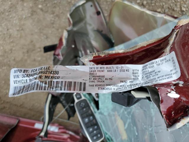 Photo 10 from auction – 2022 RAM 3500 BIG H with VIN 3C63R3HL8NG214330