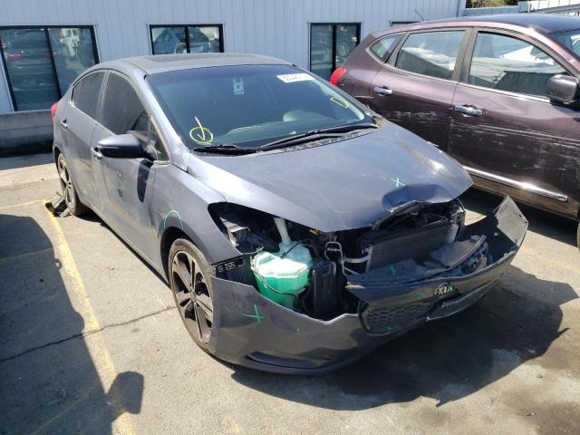 KIA FORTE EX 2015 with VIN KNAFZ4A8XF5373034 - Photo from auction