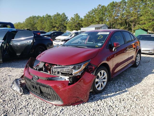 Photo 2 from auction – 2022 TOYOTA COROLLA LE with VIN 5YFEPMAE3NP320705