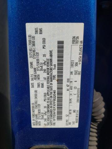 Photo 10 from auction – 2015 FORD F150 SUPER with VIN 1FTEW1EFXFFB22040