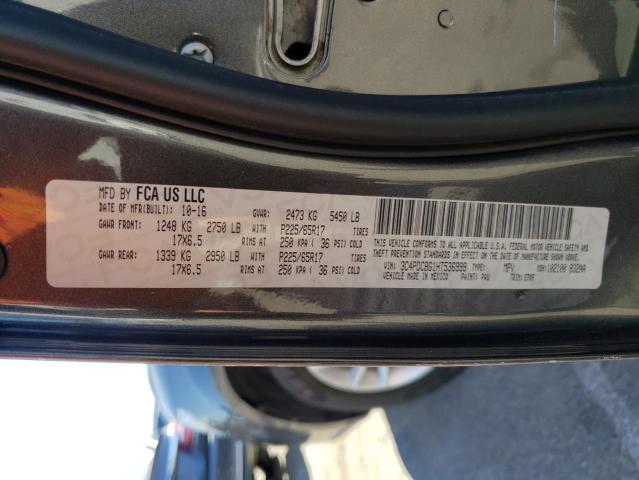 Photo 10 from auction – 2017 DODGE JOURNEY SX with VIN 3C4PDCBG1HT536999