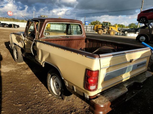 Photo 3 from auction – 1982 DODGE D-SERIES D with VIN 1B7FD14P0CS292754
