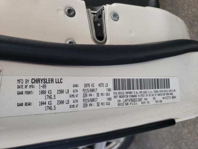 Photo 10 from auction – 2009 JEEP COMPASS SP with VIN 1J4FF47B69D213607