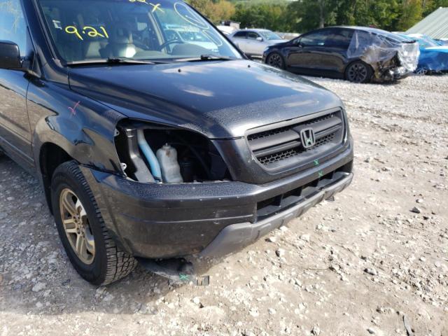 Photo 9 from auction – 2005 HONDA PILOT EXL with VIN 2HKYF18555H529221