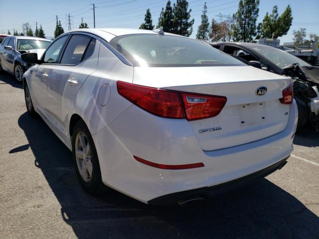 Photo 3 from auction – 2014 KIA OPTIMA LX with VIN KNAGM4A78E5468491