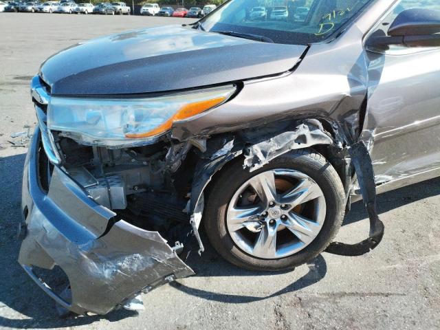 Photo 9 from auction – 2015 TOYOTA HIGHLANDER with VIN 5TDDKRFH8FS124763