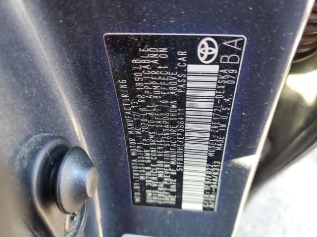 Photo 10 from auction – 2014 TOYOTA COROLLA L with VIN 5YFBURHEXEP066411