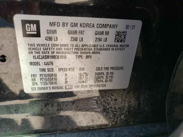 Photo 10 from auction – 2021 BUICK ENCORE PRE with VIN KL4CJASM1MB361810