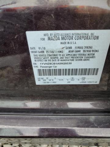 Photo 10 from auction – 2010 MAZDA 6 S with VIN 1YVHZ8CB1A5M29330