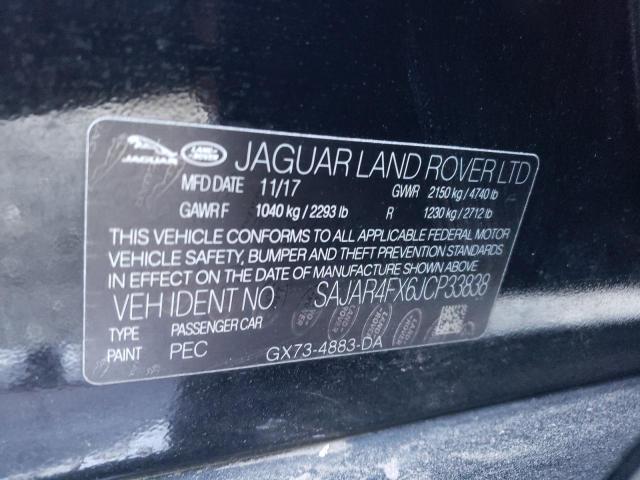Photo 10 from auction – 2018 JAGUAR XE with VIN SAJAR4FX6JCP33838