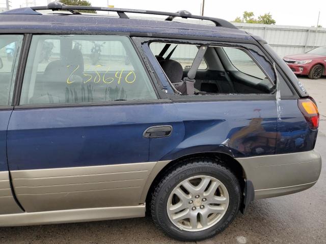 Photo 9 from auction – 2003 SUBARU LEGACY OUT with VIN 4S3BH675637659816