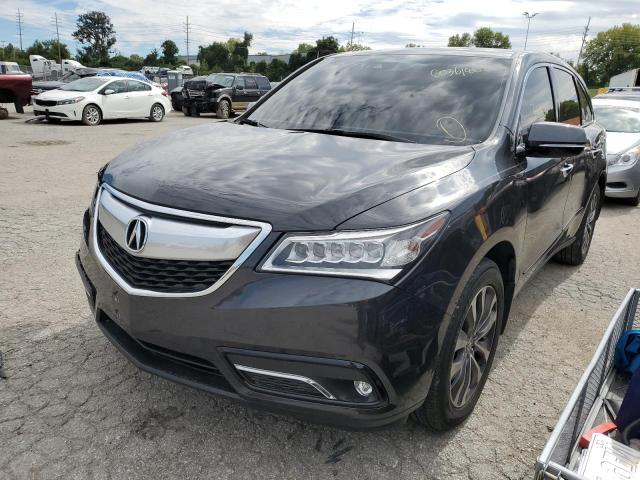 Photo 2 from auction – 2016 ACURA MDX TECHNO with VIN 5FRYD4H49GB015693