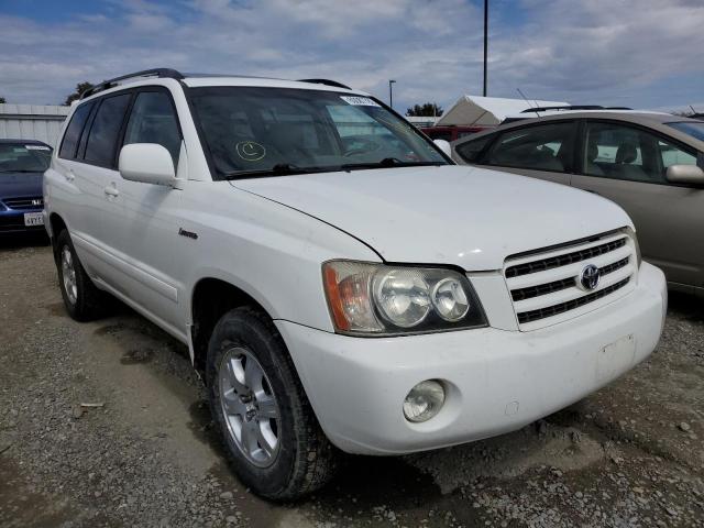 TOYOTA HIGHLANDER 2002 with VIN JTEHF21AX20057566 - Photo from auction